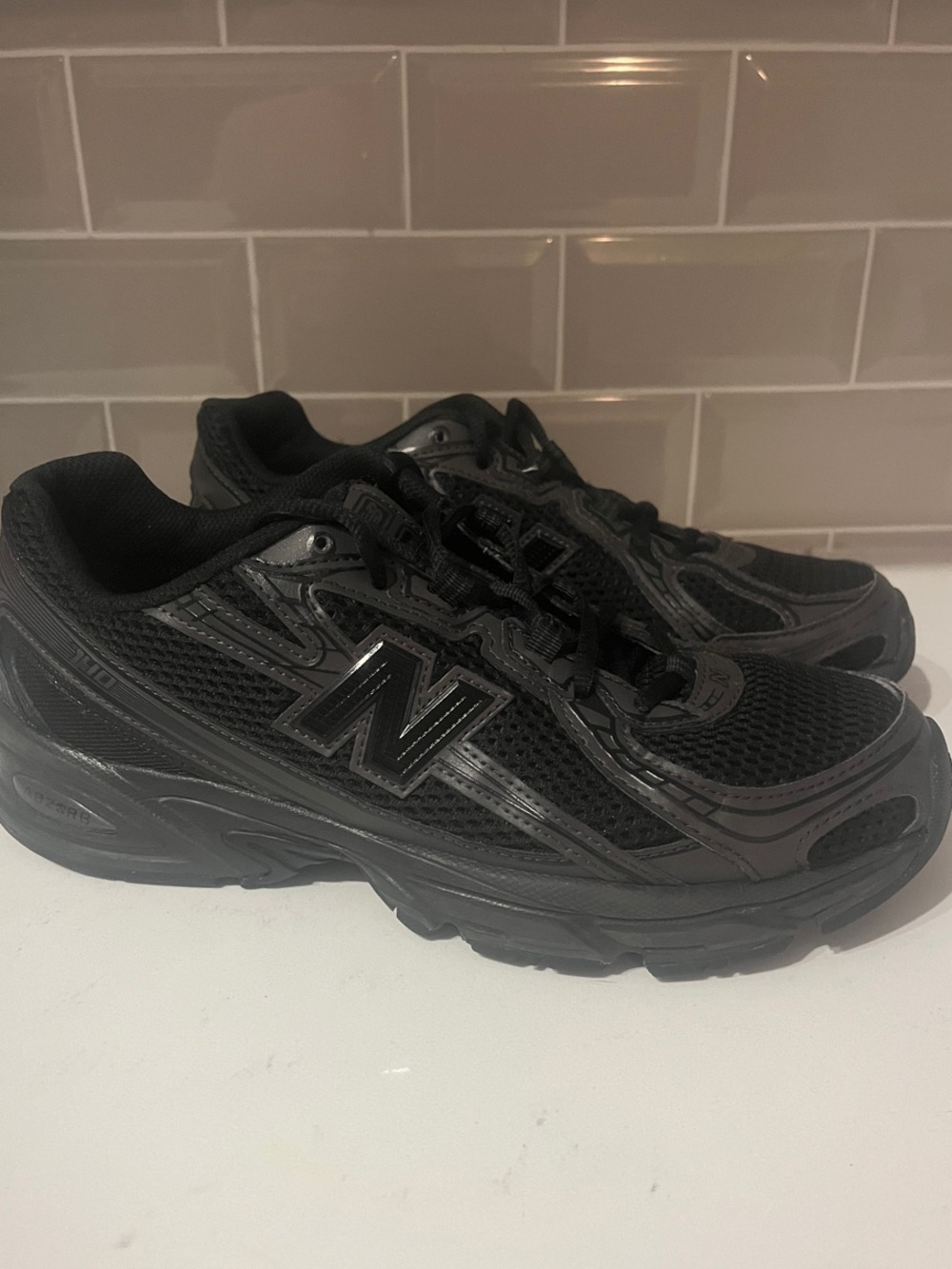 New Balance Black Men's Athletic Sneakers